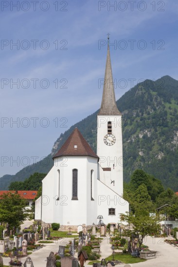 Parish Church of the Precious Blood, Marquartstein, Chiemgau, Upper Bavaria, Bavaria, Germany