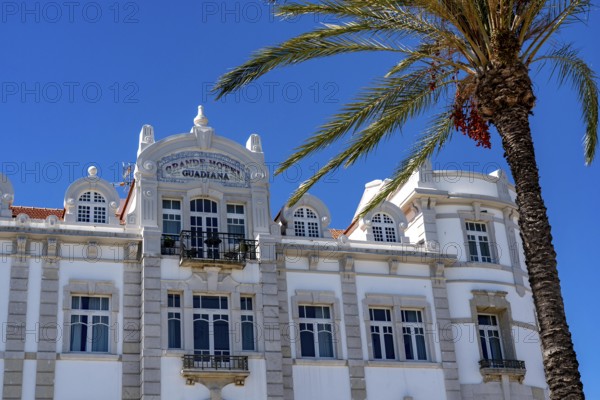 Bordoy Grand House Algarve, hotel from 1926 at the marina Vila Real de Santo António, place at the