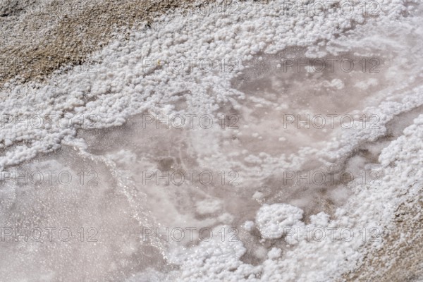Salt extraction on the Algarve coast in Portugal, 95 per cent of Portuguese sea salt is extracted