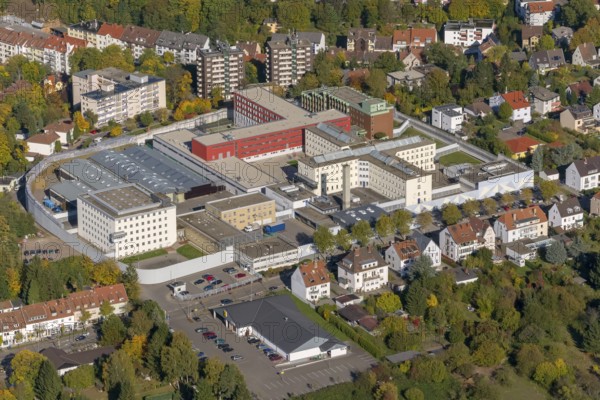 Saarbrücken Prison, Lerchesflurweg, Saarbrücken, Saarland, Germany, Europe, aerial view, birds-eyes