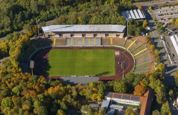 Stadium, Ludwigsparkstadion, 1.FC Saarbrücken, Saarbrücken, Saarland, Germany, Europe, aerial view,