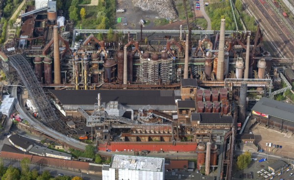 Völklinger Hütte, World Heritage Site, blast furnaces, blast furnace, former steelworks,