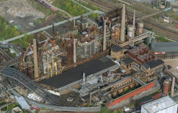 Völklinger Hütte, World Heritage Site, blast furnaces, blast furnace, former steelworks,