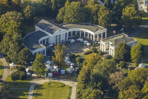 Aerial view, Bad Oeynhausen State Spa, Wandelhalle, Bad Oeynhausen, East Westphalia-Lippe, North