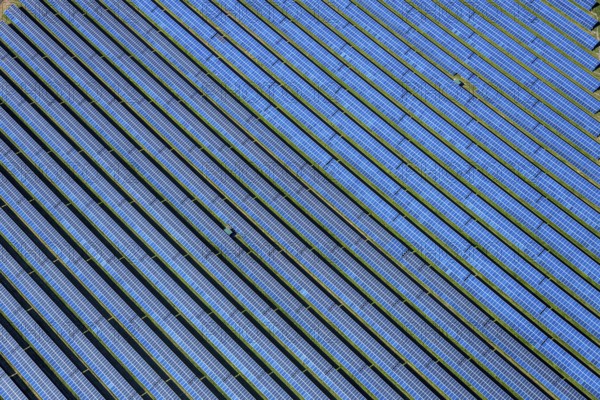 Aerial view, solar park, at the federal road B64, Herste, Bad Driburg, Ostwestfalen-Lippe, North