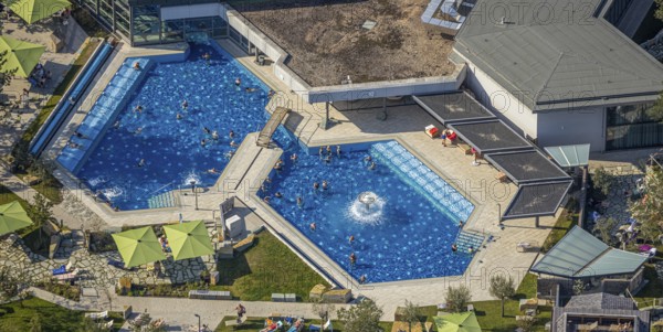 Aerial view, Börde Therme Bad Sassendorf, Sassendorf, Bad Sassendorf, Soest district, North