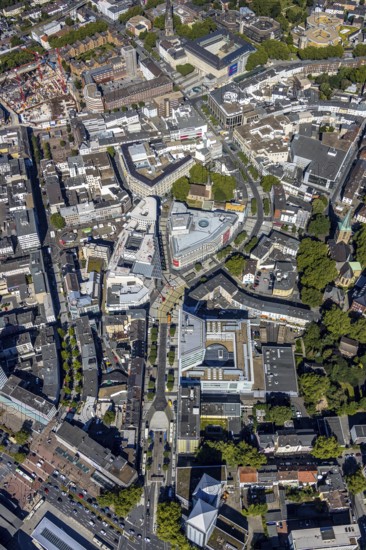 Aerial view, Boulevard Massenbergstraße, between Bongardstraße, Masseenbergstraßeand Ostring,