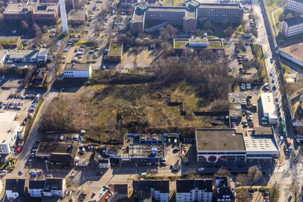 Aerial photograph, Deutsche Telekom AG site, Karl-Lange-Straße, potential mosque site, Grumme,