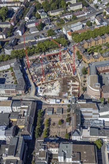 Aerial view, Old Justice Area, Gleisdreieck, Bochum, Ruhr Area, North Rhine-Westphalia, Germany,