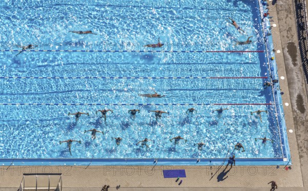 Schwimmverein Blau-Weiß Bochum 1896 e. V., outdoor swimming pool Am Wiesengrund, swimming pool,