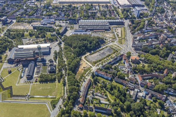 Aerial view, city centre west, Kultur Ruhr GmbH, Westpark, Gahlensche Straße, Alleestraße,