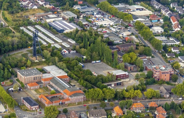 Aerial view, Lohrheidestrasse industrial estate, Wattenscheid technology and start-up centre,