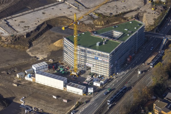 Construction site, former Opel site, construction site Zess building Laer, Bochum, North