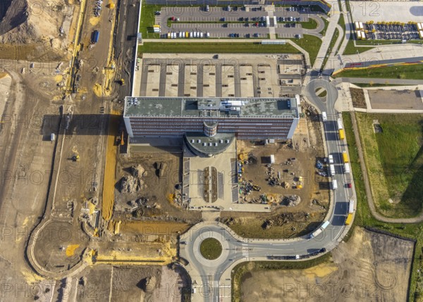 Construction site, former Opel site, former Opel administration building, Laer, Bochum, North