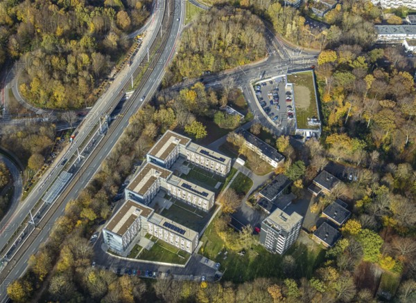 AKAFÖ student residences, Laerheidestraße, Querenburg, Bochum, Ruhr area, North Rhine-Westphalia,