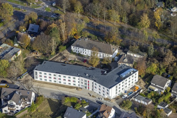 Luther House construction site, Stiepel, Bochum, Ruhr area, North Rhine-Westphalia, Germany, place
