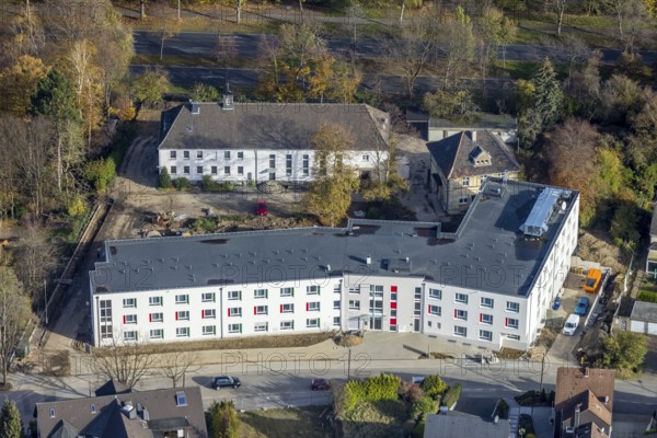 Luther House construction site, Stiepel, Bochum, Ruhr area, North Rhine-Westphalia, Germany, place