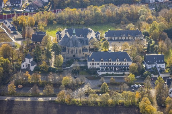 Cistercian monastery Bochum-Stiepel, Restaurant Klosterhof, Stiepel, Bochum, Ruhr area, North