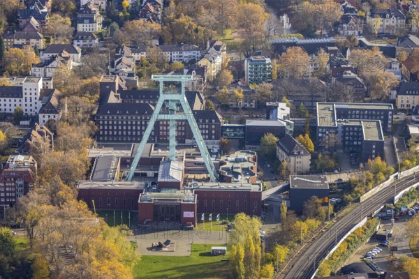 German Mining Museum, winding tower, Grumme, Bochum, Ruhr area, North Rhine-Westphalia, Germany,