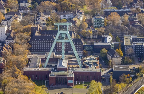 German Mining Museum, winding tower, Grumme, Bochum, Ruhr area, North Rhine-Westphalia, Germany,