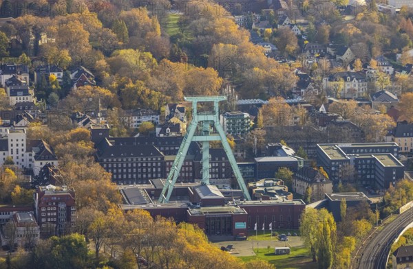 German Mining Museum, winding tower, Grumme, Bochum, Ruhr area, North Rhine-Westphalia, Germany,