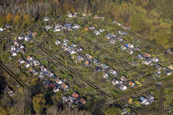 Allotment garden association Rottmannshof e.V., Harpener Heide, Bochum, North Rhine-Westphalia,