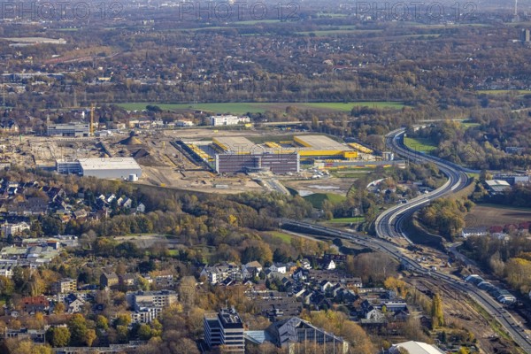 Construction site, new construction DHL Logistik, former Opel site, former Opel administration