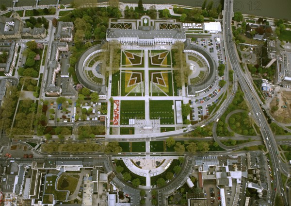 Aerial view, Federal Garden Show 2011 - Koblenz transformed - 15 April to 16 October 2011,