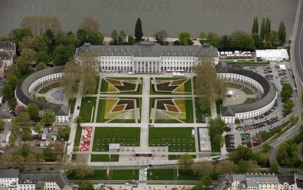 Aerial view, Federal Garden Show 2011 - Koblenz transformed - 15 April to 16 October 2011,