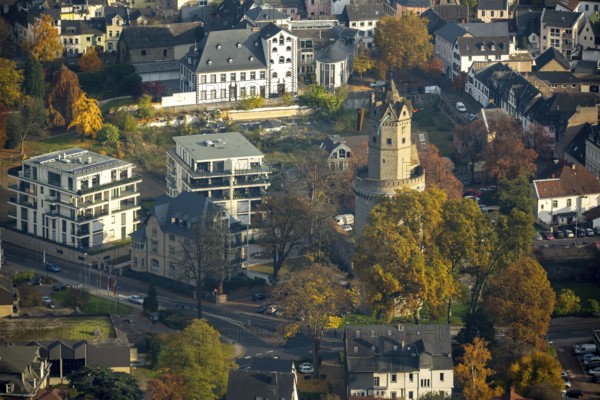 The Round Tower, landmark of Andernach, corner defence tower in the town wall, defence tower,