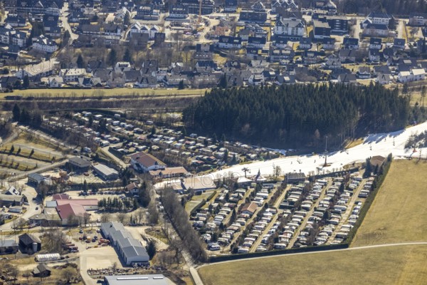 Campingpark und Wohnmobilpark Hochsauerland, Winterberg, Sauerland, North Rhine-Westphalia,