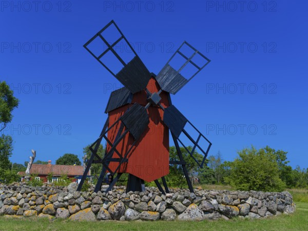 Old windmill, Löttorp-Högby, Öland, Sweden