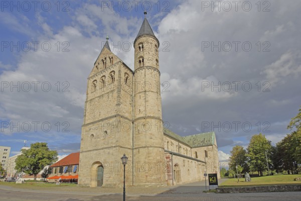 Romanesque Monastery of Our Lady with twin towers and art museum, Magdeburg, Romanesque Road,