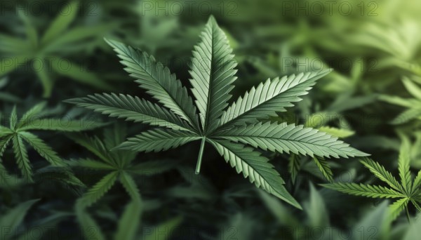 Medical Cannabis With Marijuana Hemp Leaf Symbol - Symbolize The Healing Potential Of Cannabis And