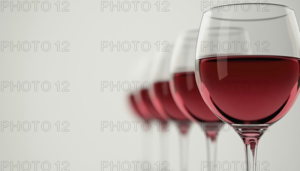 Continuous Flow Of Wine Glass: A Stream Of Wine Glass Pouring Into A Container To Create An