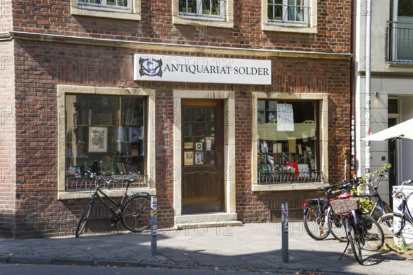 Solder Antiquarian bookshop, Wilsberg, film location of TV crime thriller Wilsberg, Münster, North