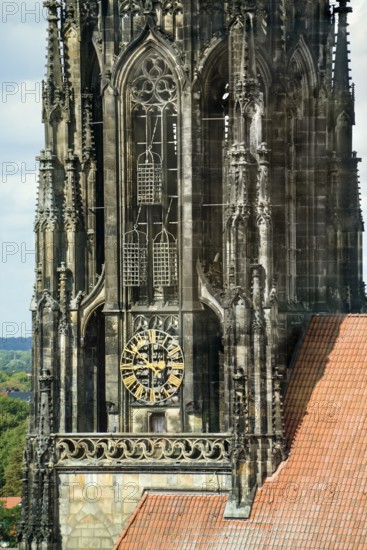 The cages from the radical anabaptist Münster rebellion in 1535, tower of Sankt Lamberti, St