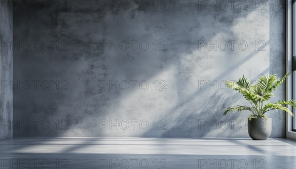 Smooth Concrete Cement Wall In Vintage Style For Wallpaper Or Graphics In Retro Blank Plaster. Calm