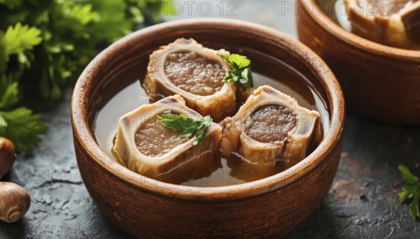 Homemade Boiled Bone Broth: A Nourishing Source Of Collagen And Amino Acids, The Building Blocks Of
