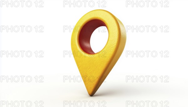Pin Point: A Map Location Indicator Symbol In White. This Symbol Is Used To Mark A Specific