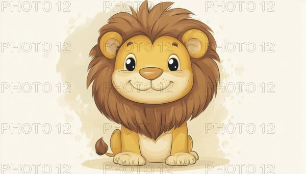 Adorable Lion Print Design: Perfect For T-Shirts, Home Decor, Posters, And Cards. Ideal For A