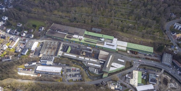Aerial photo, Gontermann-Peipers Werk Marienborn, Siegen-Giersberg, Siegen, Siegerland, North