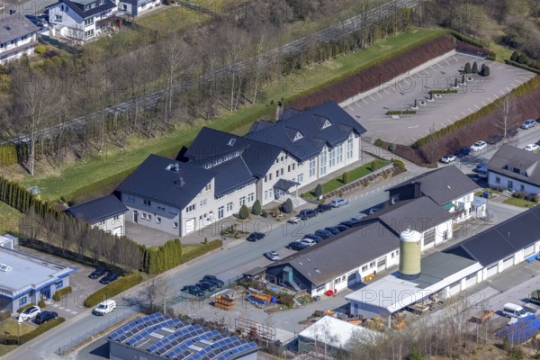 Aerial view, Verein Evangeliumschristen-Baptisten e.V., Zum Hohlen Morgen, Bigge, Olsberg,