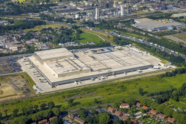 Aerial view, Edeka central warehouse Oberhausen, Logport 5, Logport V, Schwarze Heide, Oberhausen,
