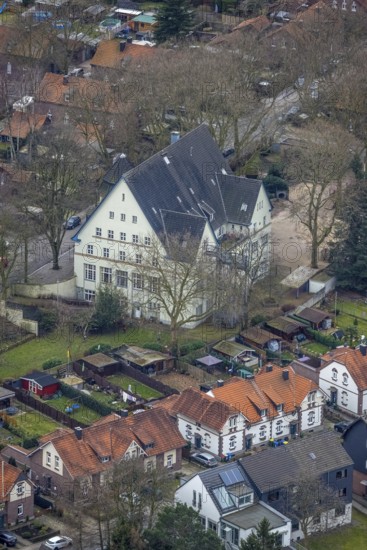 Aerial view, Stemmersberg housing estate, former miners' housing estate, Stemmersberg municipal