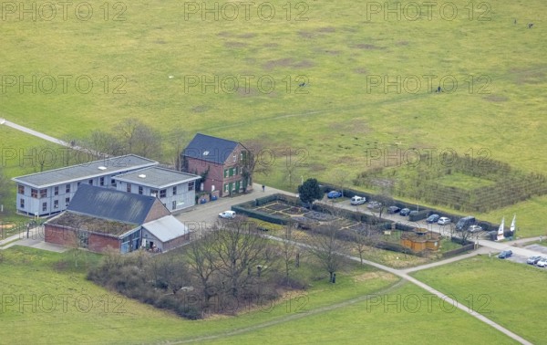 Aerial photo, North Rhine-Westphalia State Office of Nature Conservation Organisations, Haus