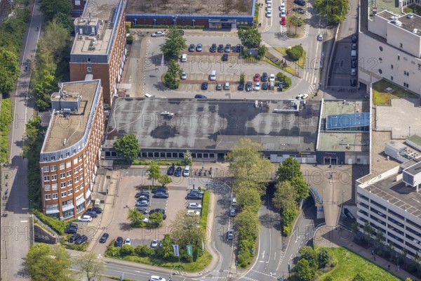 Aerial view, Forum City Mülheim, Hans-Böckler-Platz, Altstadt I - Südost, Mülheim an der Ruhr, Ruhr
