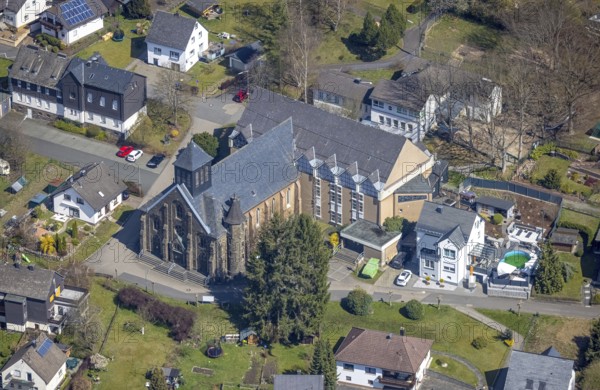 Parish church St. Josef Brachbach, Birken, Mudersbach, Siegerland, Rhineland-Palatinate, Germany,