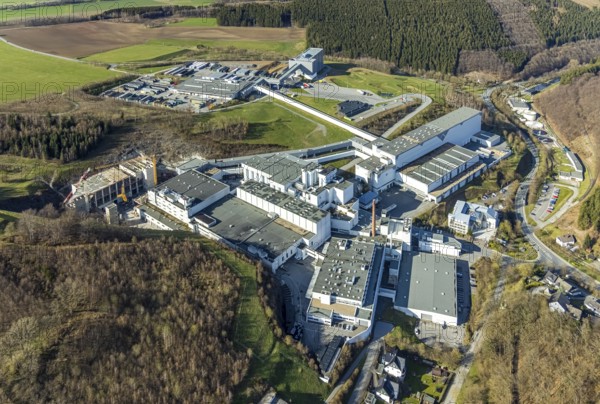 Brewery C.& A. VELTINS GmbH & Co. KG, construction site and new building, Grevenstein, Meschede,