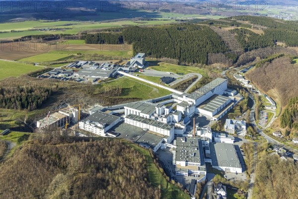 Brewery C.& A. VELTINS GmbH & Co. KG, construction site and new building, Grevenstein, Meschede,